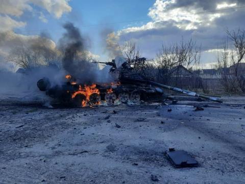 Tank of "liberators" did not reach Chernihiv