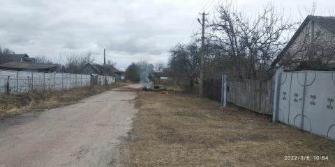 Missile shot down today by air defense forces in the village of Desnyanka, Chernihiv region