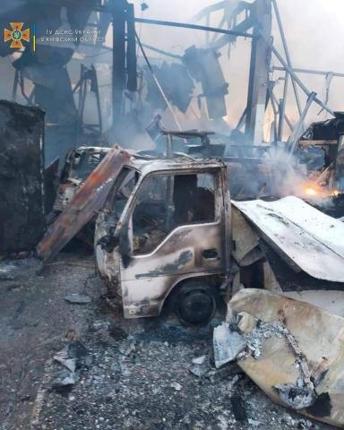 Kyiv region March 12 with. Gogol, Brovary district, was hit by a missile strike