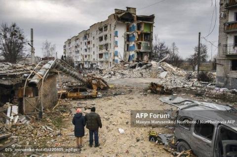 This is how Borodianka looks like today after being freed from the Rashists