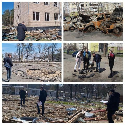 In the capital of Ukraine, Kyiv, a residential building was damaged by a missile attack
