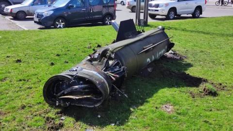 Cassette Iskander - on the Kramatorsk railway station hit the Russian Nazis