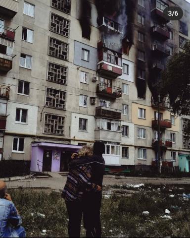 A dead man was found in Lysychansk, and numerous residential buildings were damaged in the city