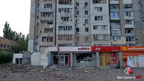 The consequences of the night shelling of Mykolaiv were shown in the President's Office