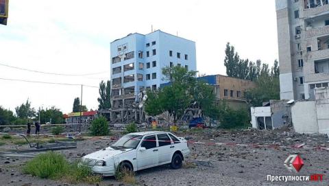 The consequences of the night shelling of Mykolaiv were shown in the President's Office