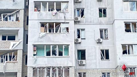The consequences of the night shelling of Mykolaiv were shown in the President's Office