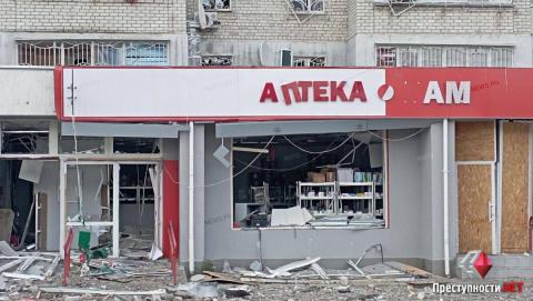 The consequences of the night shelling of Mykolaiv were shown in the President's Office