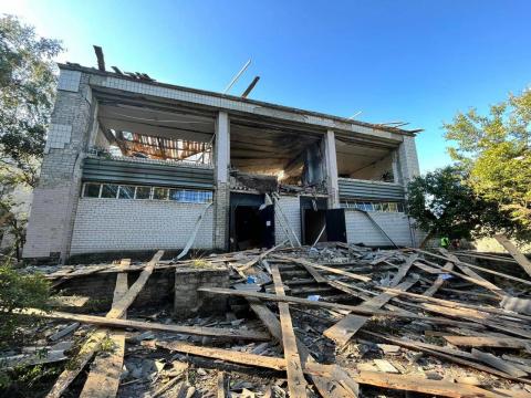 In Kramatorsk, the occupiers destroyed the building of a psychiatric hospital