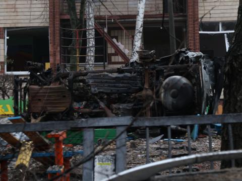 Kyiv. Tonight, the Rashists launched a massive rocket attack on the capital
