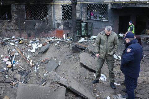 Kyiv. Tonight, the Rashists launched a massive rocket attack on the capital