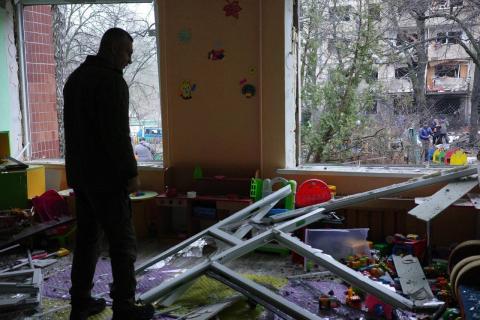 Kyiv. Tonight, the Rashists launched a massive rocket attack on the capital