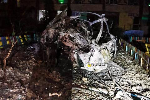 Kyiv. Tonight, the Rashists launched a massive rocket attack on the capital