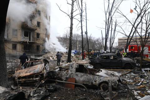 The rescue operation continues after another Russian attack against our cities and people