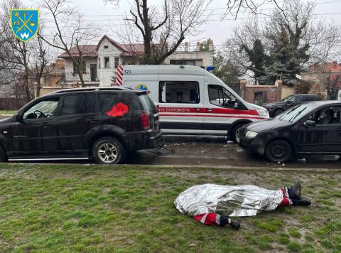 As a result of an enemy rocket attack on the city of Odesa, 17 people died, including one rescuer.