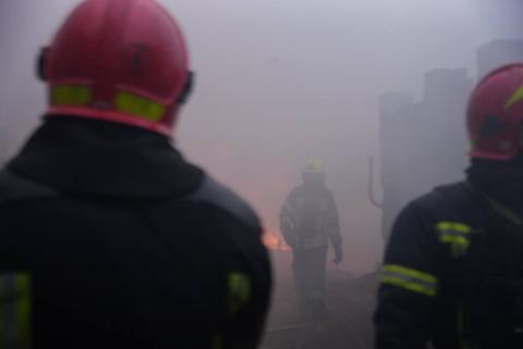 As a result of an enemy rocket attack on the city of Odesa, 17 people died, including one rescuer.