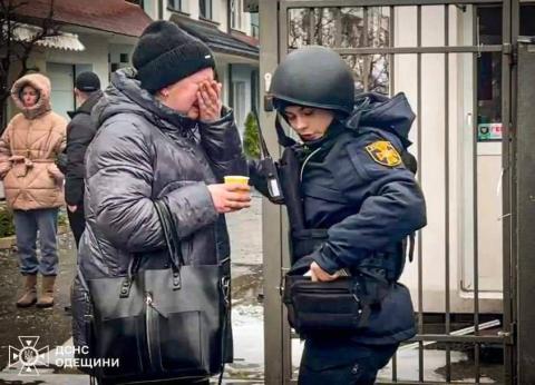 As a result of an enemy rocket attack on the city of Odesa, 17 people died, including one rescuer.