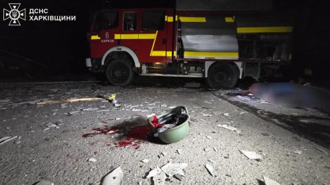 Mass drone attack in Kharkiv: 4 people died, including three rescuers