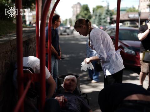 Russian terrorists have once again massively attacked Ukraine with missiles