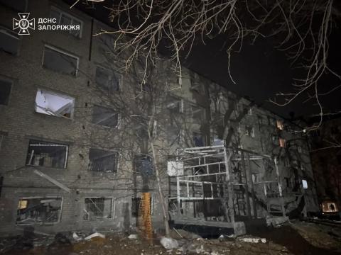 Airstrikes on Zaporizhzhia: Residential Buildings Damaged, Civilians Injured