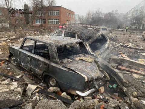 Poltava: Russia Strikes Residential Building with Missile