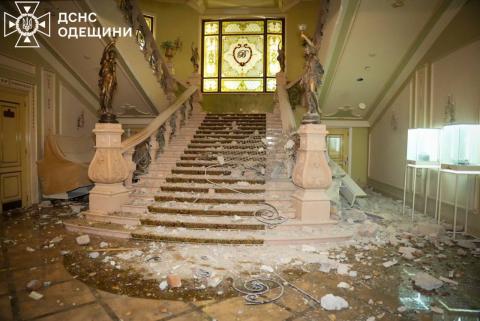 Odesa: Russian Strike Hits City Center, Injuring Two and Damaging Hotel