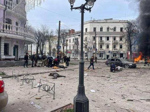 Missile Horror in Sumy: russia Targets Ordinary Life on Palm Sunday