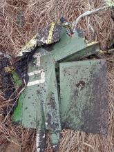 Russian attack aircraft Su-25SM near Makarov in the Kiev region