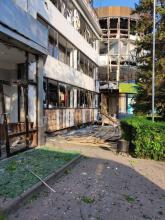 At least 25 wounded civilians are the result of a missile strike by Rashists in Kramatorsk tonight