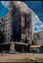 A dead man was found in Lysychansk, and numerous residential buildings were damaged in the city